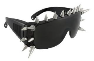 Black Legion Chrome Spiked Sunglasses Cyberpunk Goth Clothing