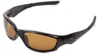 Oakley mens Straight Jacket 26 238 Polarized Sport Sunglasses,Polished Black,55 mm Clothing