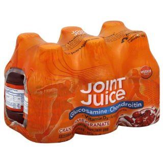 Joint Juice Glucosamine + Chondroitin Drink, Cran Pomegranate, Weekly Pack 6   8 fl oz (237 ml) bottles [1.5 qt (1.42 lt)] Health & Personal Care