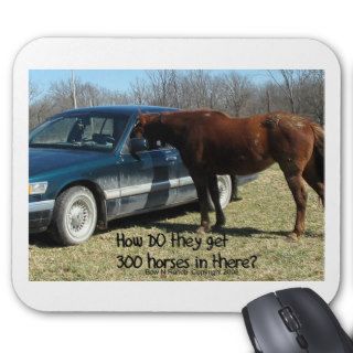 Funny Horse "300 Horse" Mouse Pads