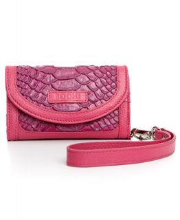 Bodhi Wallet, Croc Embossed Leather iPhone Wristlet   Handbags & Accessories