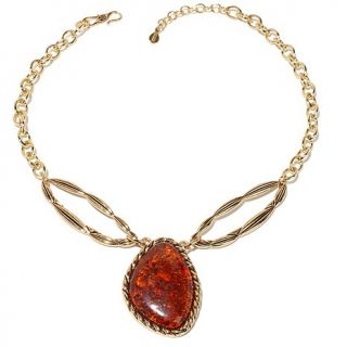 Studio Barse Amber Bronze "Golden" 18" Drop Necklace