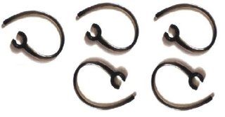 GadgetBrat Earhook s (5 pcs) Black Lg HBM 210 230 235 310 330 520 570 760 770 800 EAR Hook Clip Loop Plastic "Compatible" Replacement BLUETOOTH Hook CLIP LOOP s. 