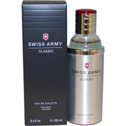 Swiss Army 'Classic' Men's 3.4 ounce Eau de Toilette Spray Swiss Army Men's Fragrances
