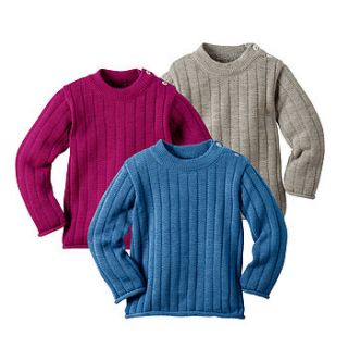 organic merino wool children's jumper by lana bambini