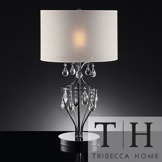 Tribecca Home Elena Refined Crystal Table Lamp Tribecca Home Table Lamps