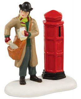 Department 56 Dickens Village Devon Postmaster Collectible Figurine   Retired 2013   Holiday Lane