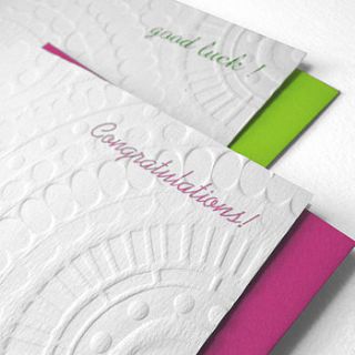 good luck and congratulations card by linokingcards