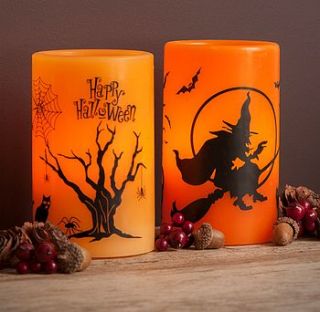halloween wax l.e.d candle by the contemporary home