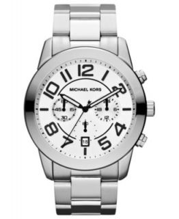 Michael Kors Mens Chronograph Channing Stainless Steel Bracelet Watch 43mm MK8337   Watches   Jewelry & Watches
