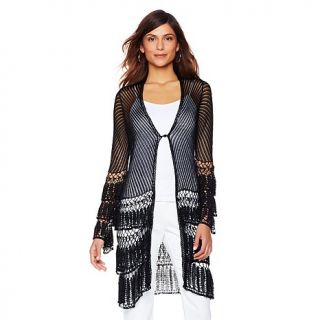 Timeless by Naeem Khan Crochet Duster