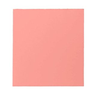 Coral Peach Background. Fashion Color Trend. Chic Memo Pads