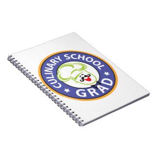 Culinary School Graduation Spiral Notebook