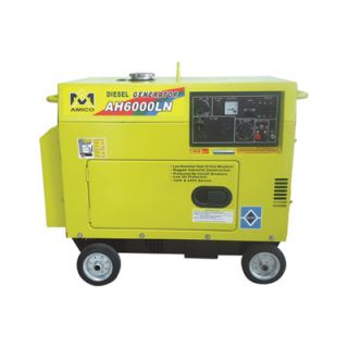 Amico Diesel Generator — 6500 Surge Watts, 6000 Rated Watts, Electric Start, Model# AH6000LN  Portable Generators