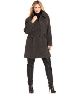 Style&co. Plus Size Military Single Breasted Coat   Coats   Plus Sizes
