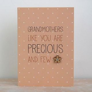 grandmothers are precious, card by ella creative