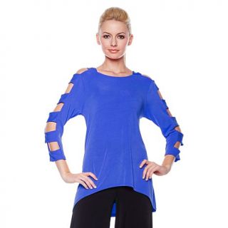 Hi Lo Tunic with Cutout Sleeves