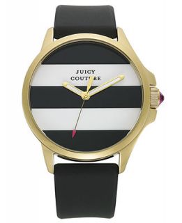 Juicy Couture Womens Jetsetter Black Silicone Strap Watch 38mm 1901098   Watches   Jewelry & Watches