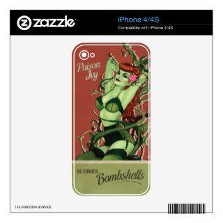 Poison Ivy Bombshell Decal For The iPhone 4S