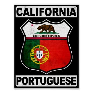 California Portuguese American Print