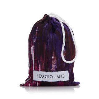 Adagio Lane "Valorie" Multiway Purple Stripe Scarf