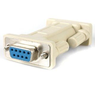 STARTECH DB9 RS232 Serial Null Modem Adapter   F/F / NM9FF / Computers & Accessories