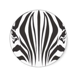 Zebra Eyes Stickers