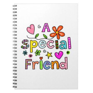 Cute A Special Friend Greeting Text Expression Note Books