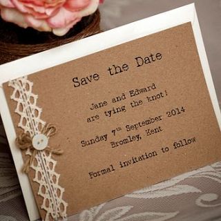ten country vintage style save the dates by vintage twee