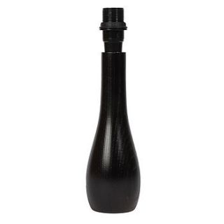 bottle lampbase dark brown by isabel stanley design