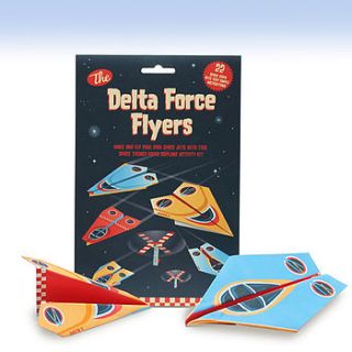 delta force flyers paper plane activity kit by clockwork soldier