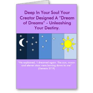 Joseph's Dream Card