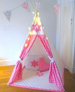 star initial play teepee by love lime