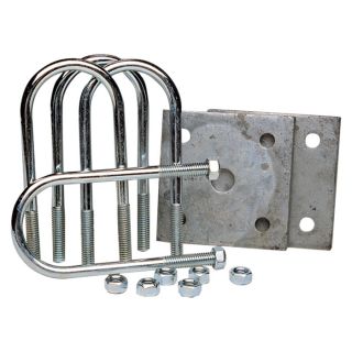 Ultra-Tow Tie Plate U-Bolt Set — Fits 3in. Round Axles, 6000-Lb. Capacity, Model# 56120  Spring Hardware