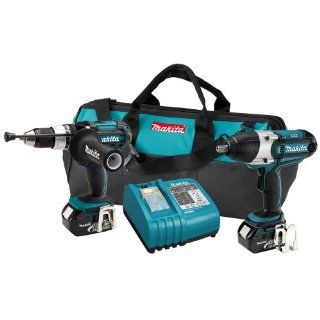 Makita LXT228 18 Volt LXT Lithium Ion Cordless Two Piece Combo Kit   Power Tool Combo Packs  