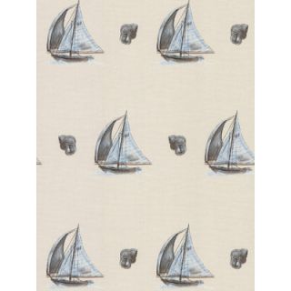 Brewster Home Fashions Destinations by the Shore Linen Boat Wallpaper