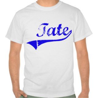 Tate Surname Classic Style T Shirts