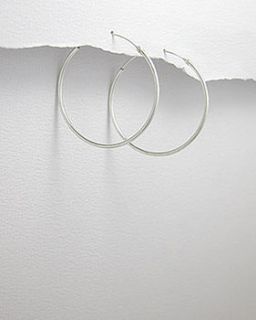 sterling silver classic 30mm hoop earrings by lovethelinks