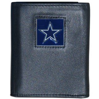 Dallas Cowboys Executive Leather Trifold Wallet in a Tin   NFL Football Fan Shop Sports Team Merchandise  Sports & Outdoors