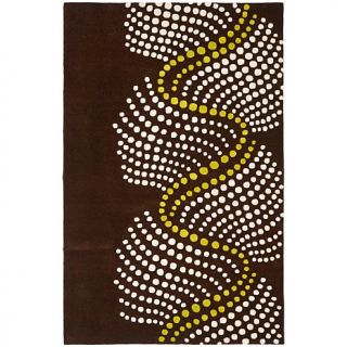 Safavieh Soho Brown Beige Rug with Yellow Accent