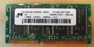 MT8LSDT1664HG 10EB1 PC100 222 620 128MB synch 100mhz CL2 Memory RAM   also compatible with 1st Gen iBook Computers & Accessories