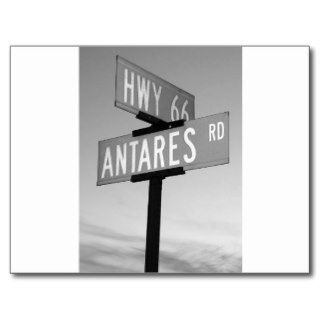Route 66 and Antares Road Kingman AZ Post Cards