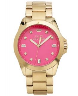 Juicy Couture Womens Stella Gold Tone Stainless Steel Bracelet Watch 36mm 1901110   Watches   Jewelry & Watches