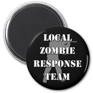 Local Zombie Response Team Magnet