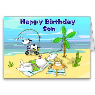 Happy Birthday Son Greeting Cards