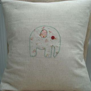 elephant cushion cover by green goose designs