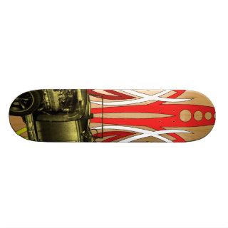 Hot Rod Pinstripe Skate Board Decks