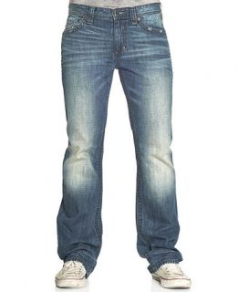Affliction Denim, Wrinkle Cutout Flap Blake Jeans   Jeans   Men