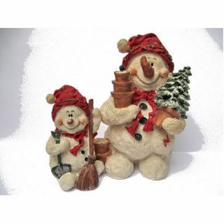 snowmans photo cutout