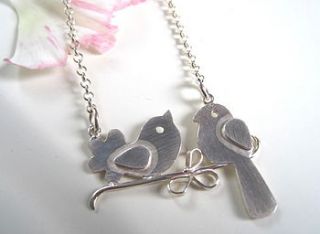 in love bird necklace by bijou gifts